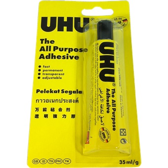 Image result for UHU ALL PURPOSE ADHESIVE 35ML- UH37660