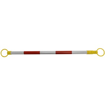 Extendable Safety Cone Bar Red White Ext To 2 2m Workplace