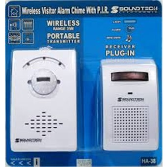 Soundtech Wireless Vistor Alarm Door Chime Ha 38 Door Bell