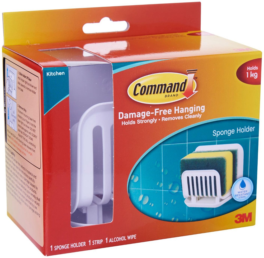 3M COMMAND SPONGE HOLDER - 17650 | Bathroom Accessories