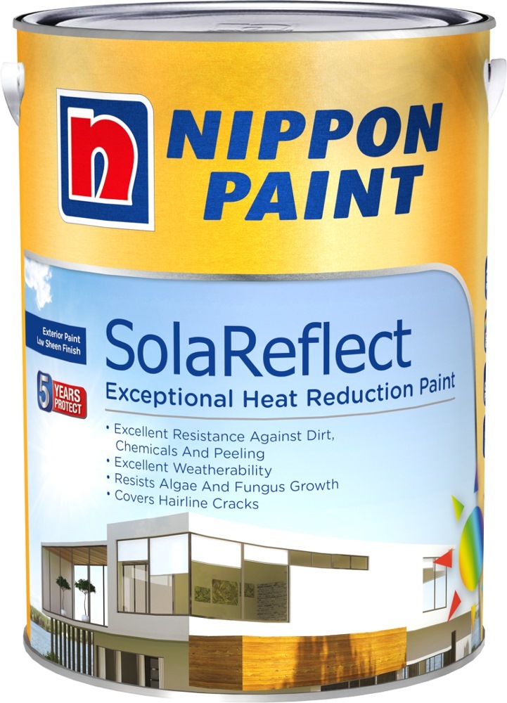  NIPPON  PAINT  SOLAREFLECT 5L 40 COLOURS Exterior  Paints  