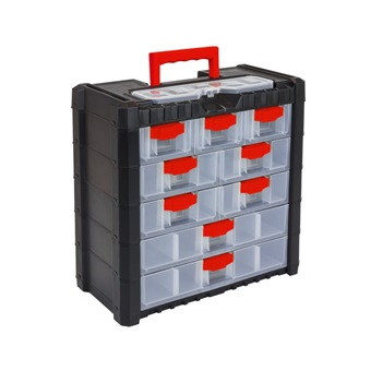 Prosperplast M Purpose Organizer Case Cargo 9drawer Tool Box