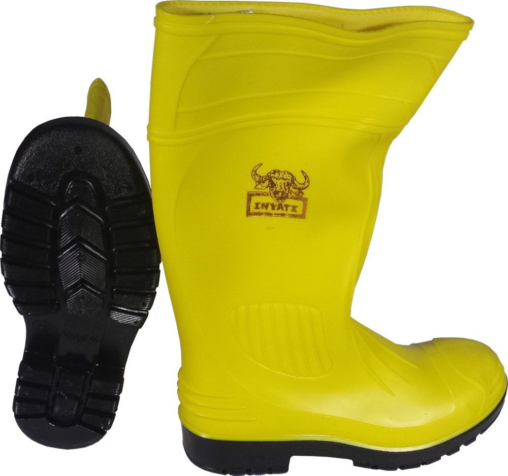 yellow steel toe boots