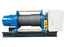 KIO ELECTIC WINCH W/BASE,1000KG 240V,10*100M ROPE,GG1050