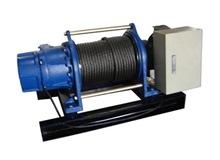 KIO ELECTIC WINCH W/BASE 2000KG 415V,12*50M ROPE, GG2060