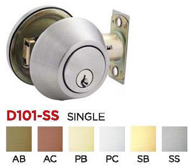 Nelon Single Deadbolt Lock D101 Series Door Hardware Locks Nelon Single Deadbolt Lock D101 Series