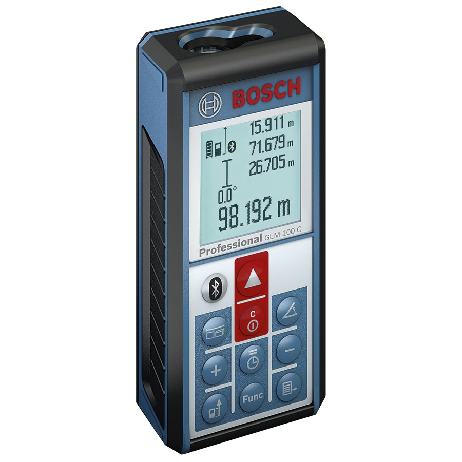 Bosch Laser Range Finder 100m Glm100c Laser Measure Inspection