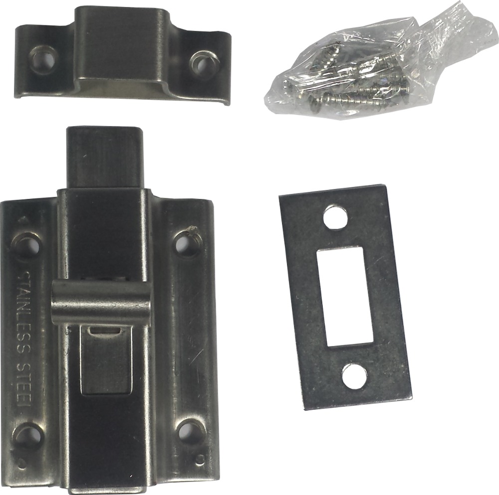 Nelon Stainless Steel Toilet Latch Door Hardware Locks Horme