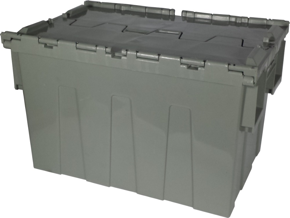 PLASTIC STORAGE BOX WITH LID (INDUSTRIAL SECURITY CRATE ...