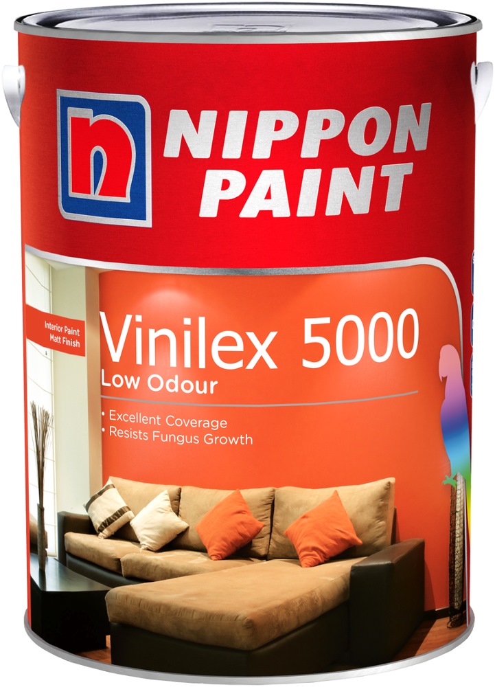  NIPPON  PAINT VINILEX  5000 1L 1489 COLOURS Interior 