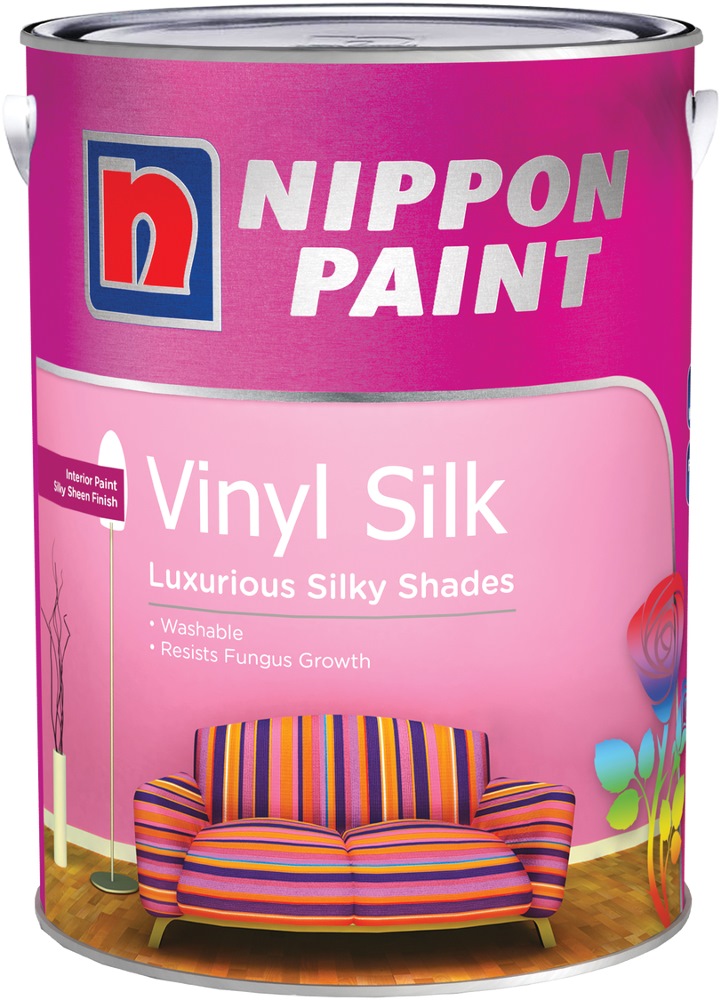 Nippon Paint Vinyl Silk 5l 1488 Colours