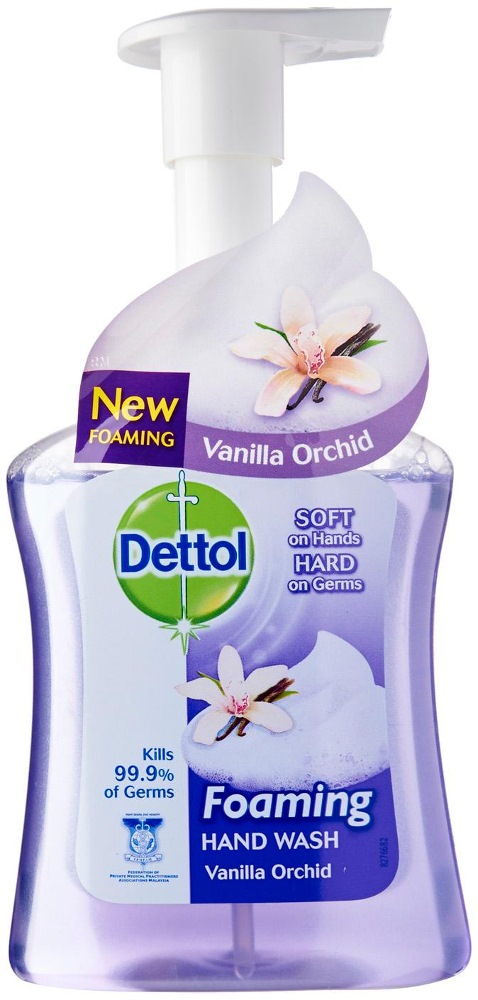 DETTOL HAND WASH FOAM VANILLA ORCHID 250ML | Hand Soaps