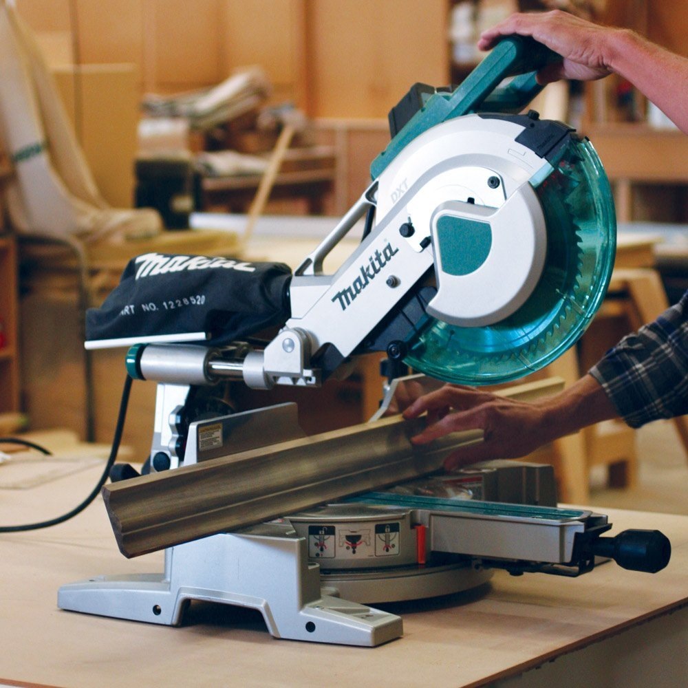 MAKITA SLIDE COMPOUND SAW 10" [CB153] WITH LASER, LS1016L | Cutting