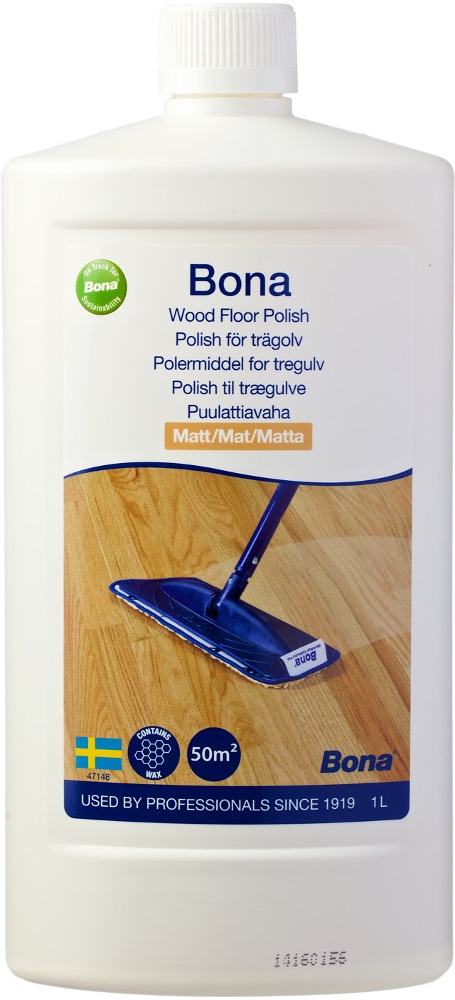 Bona Wood Floor Polish Matt 1l Wp500313011