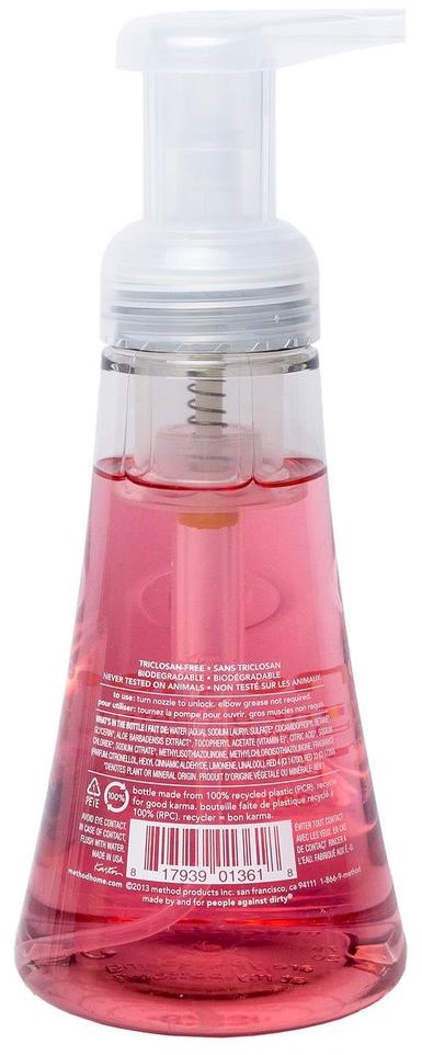 METHOD FOAMING HAND WASH PINK GRAPEFRUIT 300ML | Hand