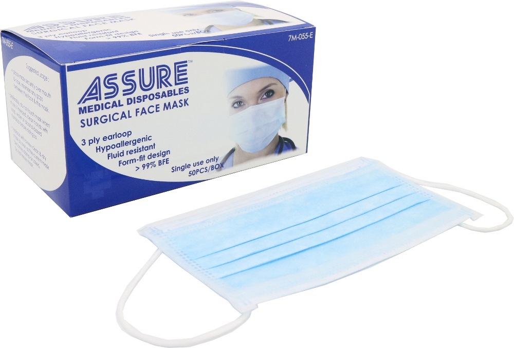 surgical disposable face mask 3ply