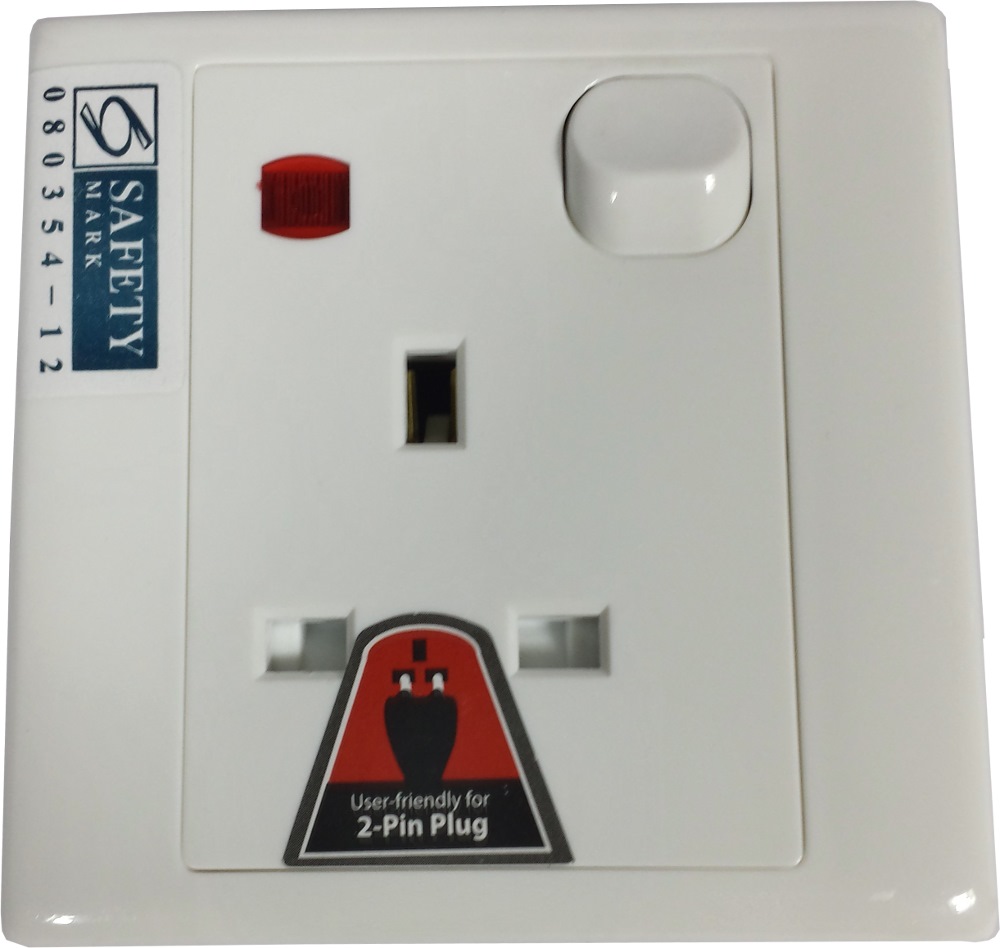 带有霓虹灯的 ck 1 联动开关插座 ck2399n